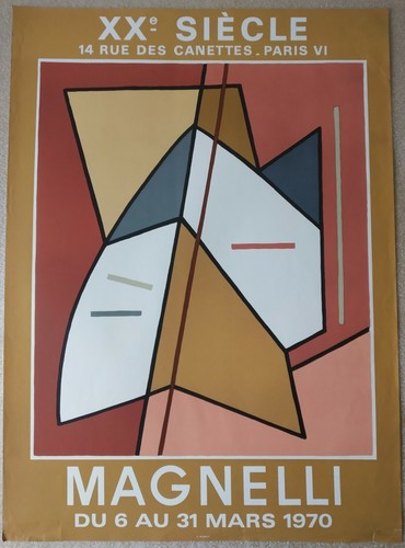 Magnelli alberto affiche - magnelli,