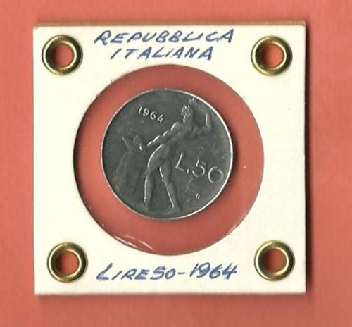Italia lire vulcano 1964 - italia,