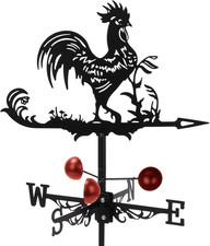 Segnavento Da Giardino, Retrò Banderuola Segnavento Da Metallo Con Supporto E Si