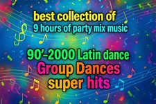 Mega Mix Latino '90–2000 • Oltre 9h di Balli di Gruppo MP3 No-Stop [A30]