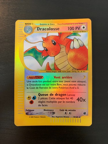 Carte pokémon dracolosse - carte,