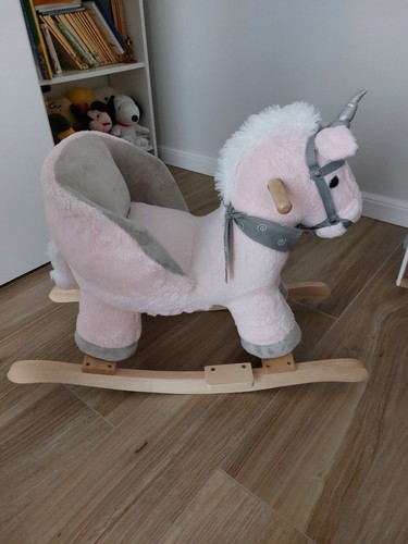 Cavallo dondolo peluche - cavallo,