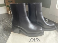 Zara Booties, Deep Chocolate