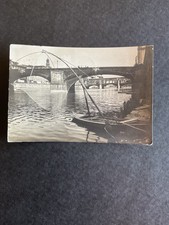 CARTOLINA  FIRENZE - ARNO PONTI S. TRINITA' E VECCHIO - BILANCIA DA PESCA - 1937