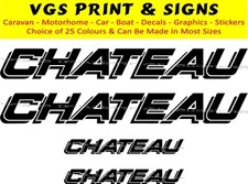 LUNAR CHATEAU KIT 4 PEZZI ADESIVI CAMPER CARAVAN COLORI A SCELTA #012