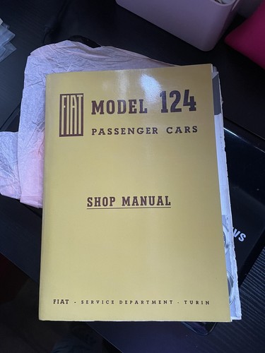 Fiat model 124 - fiat, manuale