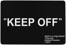 Tappeto Keep Off Area Moderno