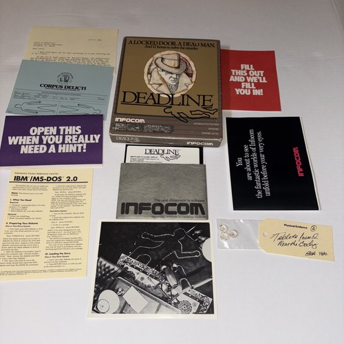 Vintage infocom deadline - infocom, ibm