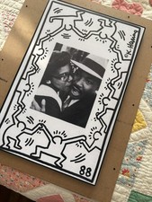 Poster evento Keith Haring 1988 MLK Jr Day party al Palladium 11x17 pollici.