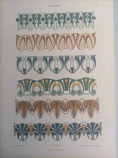 Stampa originale liberty Fregi