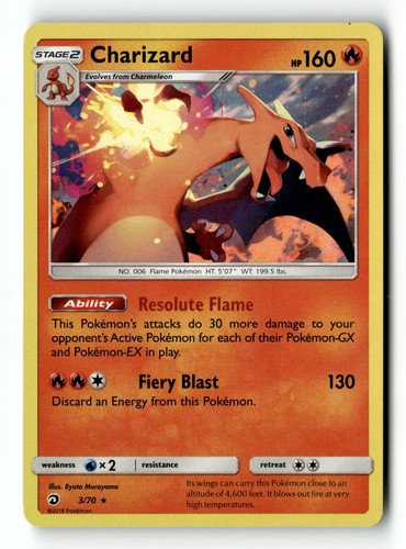 Pokemon card charizard - charizard, lp