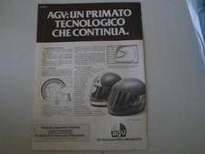 advertising Pubblicità 1980 CASCO HELMET AGV X-3000 S/CX 2000