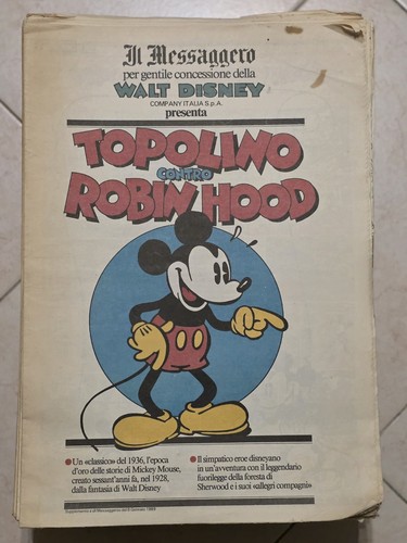 Messaggero topolino e - topolino,