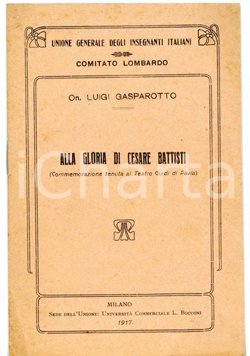 1917 luigi gasparotto - gasparotto, alla