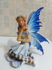 Fata fatina Les Alpes fairyland classic collection Ali metallo statuina figurine