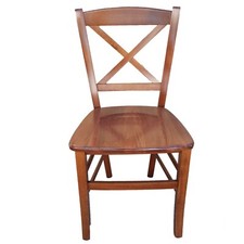 Sedia croce legno massello
