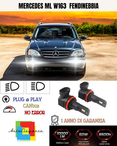 Kit led mercedes ml - h8,