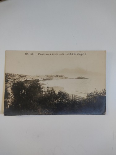 Cartolina napoli 1920 panorama - cartolina,