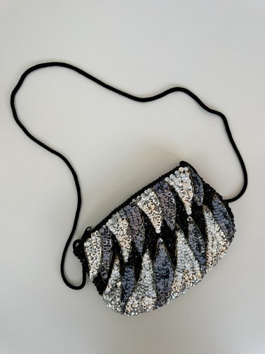Borsetta sera vintage nero - borsetta,