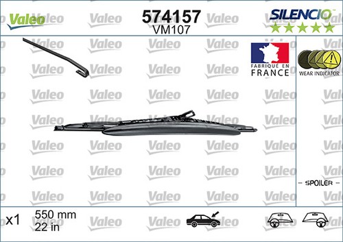 Valeo 574157 spazzola - 574157, tergi