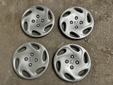 4 Coppe da 14 Borchie Copri Ruota Copricerchi Peugeot Originali TUTTE 4  Cerchi