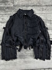 Giacca nera invecchiata multi