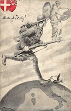 D3164) CARTOLINA MILITARE CESARE TALLONE OUT OF ITALY FUORI DALL'ITALIA