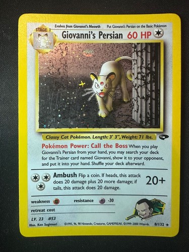 Pokemon giovanni persian - -, giovanni's