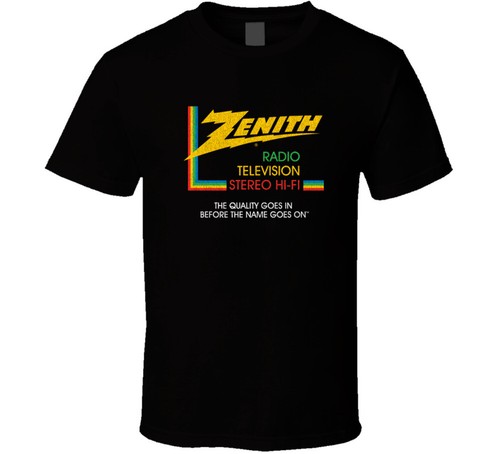 Zenith shirt radio tv - t-shirt,, radio,