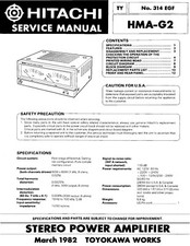 Servizio Manuale di Istruzioni