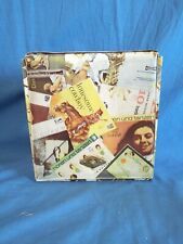 Borsa Porta Dischi 45 Giri Vintage Pubblicitaria Farmaceutici Maggioni Milano