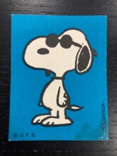 1971 LINUS FIGURE SNOOPY CON OCCHIALI SECRET CARD NUOVE QUASI NUOVE MOLTO RARE