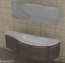 MOBILE BAGNO CURVO MODERNO