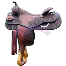 Western Reining sella pelle