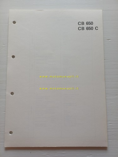 Honda 650 c scheda - -,