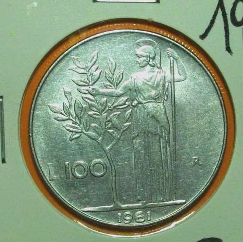 100 lire 1961 - 100,