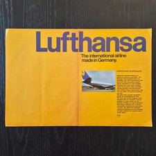 1970 Lufthansa Airlines - Original AD Advertising Pubblicità Vintage
