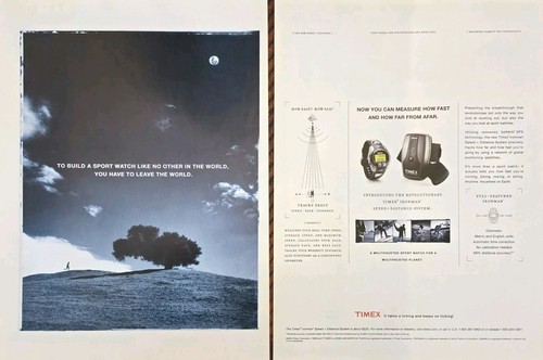 2002 print ad - ad, timex