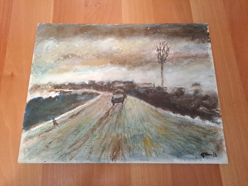 Quadro dipinto mano - a, su