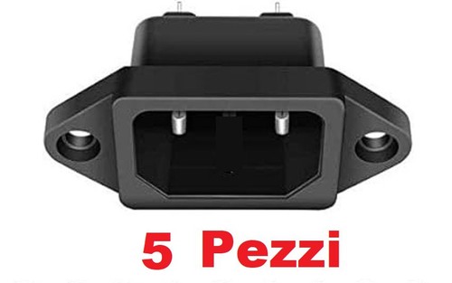 Connettore spina vde - vde, maschio