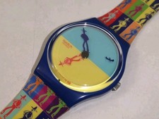 SWATCH Gs105 Lucky Shadow 1995 Atlanta 1996 COME NUOVO-MAI INDOSSATO-A8