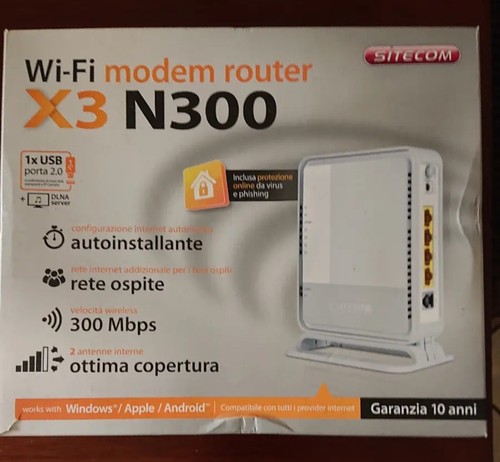 Sitecom modem router - modem/router, x3