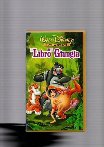 Vhs disney il libro della - -,