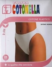 set 6 slip donna cotone vita