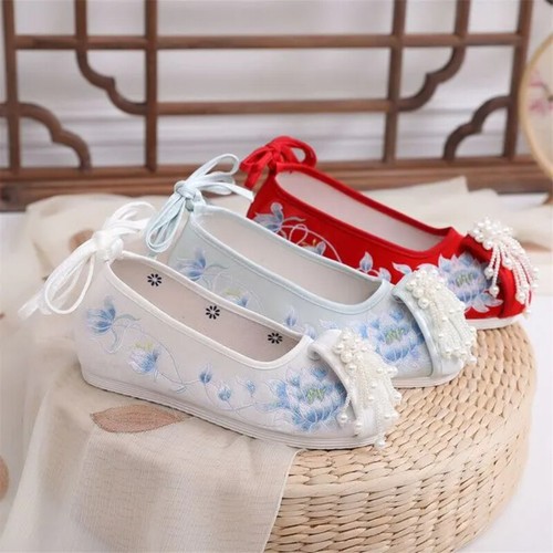 Scarpe donna cinesi tessuto - cinesi,
