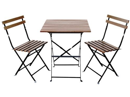 Set bistrot woody tavolo sedie - set,