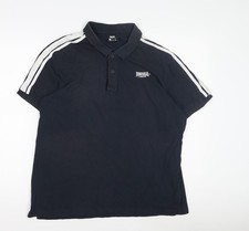Polo nera uomo Lonsdale London L