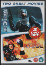 Robocop (1987) & Rollerball (1975) (DVD 2007) two classic sci fi action films