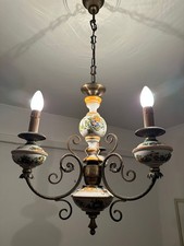 Lampadario vintage 3 luci in