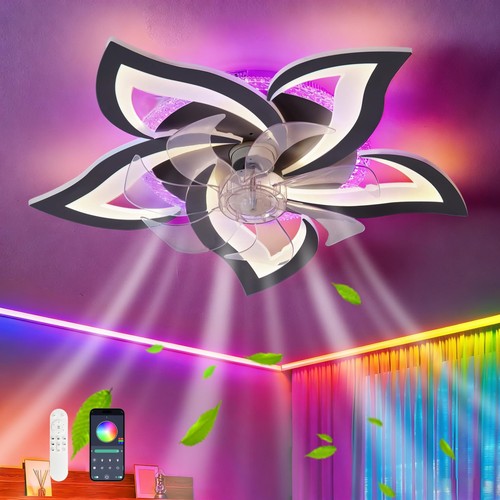 Lampadario ventilatore rgb - lampadario, a
